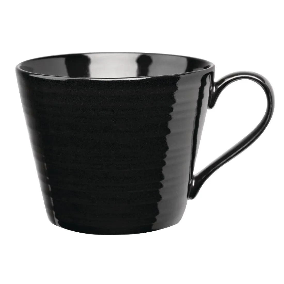 GF704 Art de Cuisine Rustics Black Snug Mugs 341ml (Pack of 6)