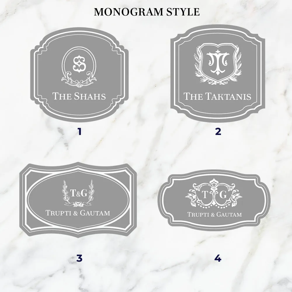 Gilded Strokes Tableware Set (4 Placemats & 4 Casters)