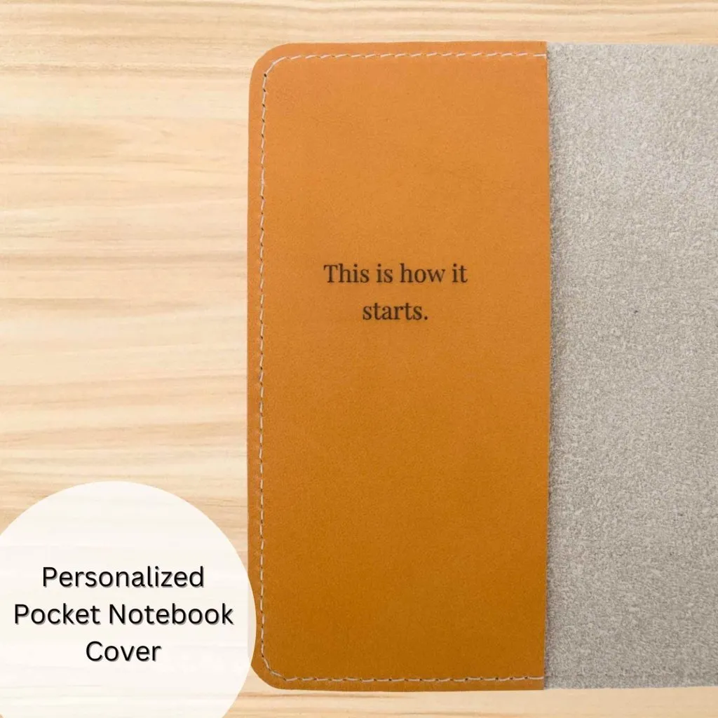 Ginkgo Pocket Notebook Cover, Adventure