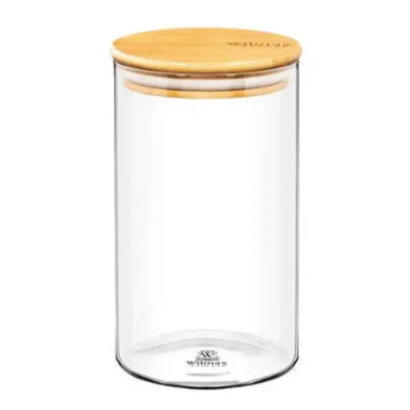 Glass Jar With Bamboo Lid 1100ml