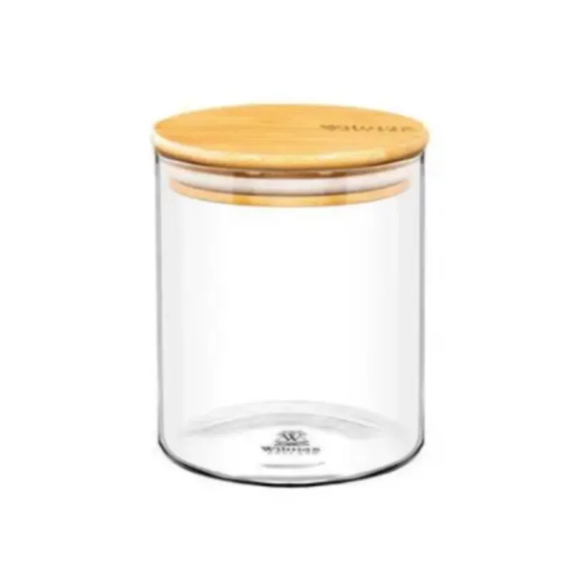 Glass Jar With Bamboo Lid 760ml
