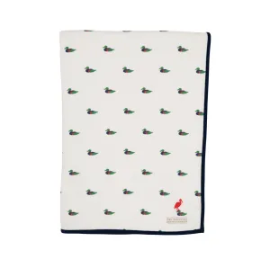 Golf Club Quack Quack/Nantucket Navy Silent Night Throw - Pima