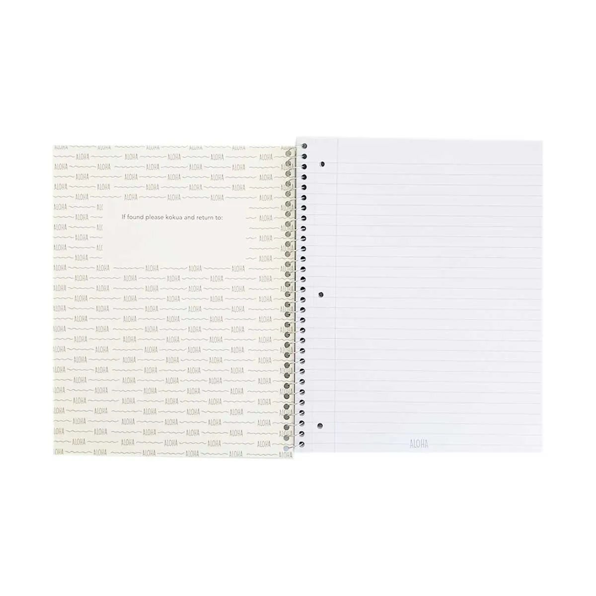 Happy Aloha Keiki Spiral Notebook