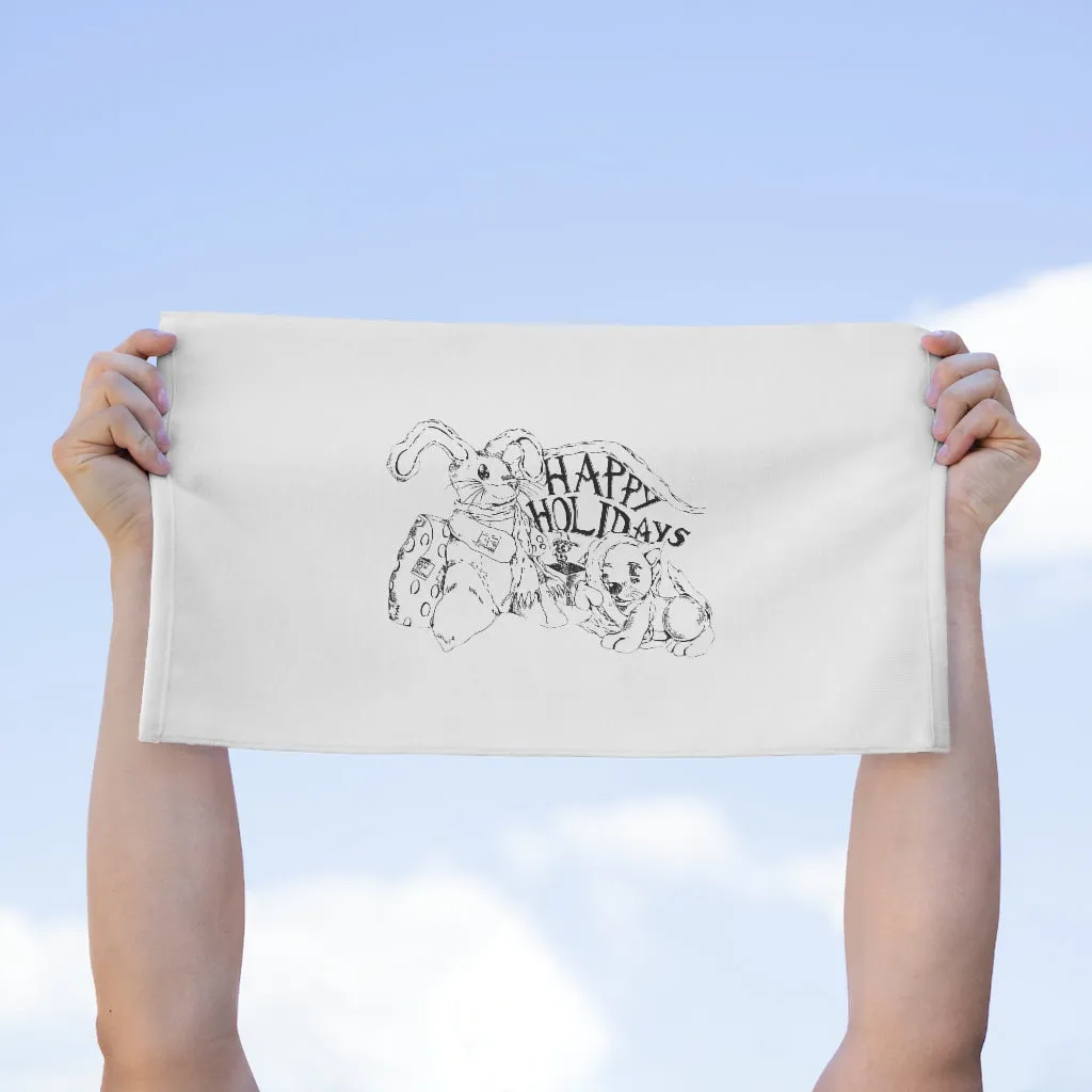 Happy Holiday's Rally Towel, 11x18