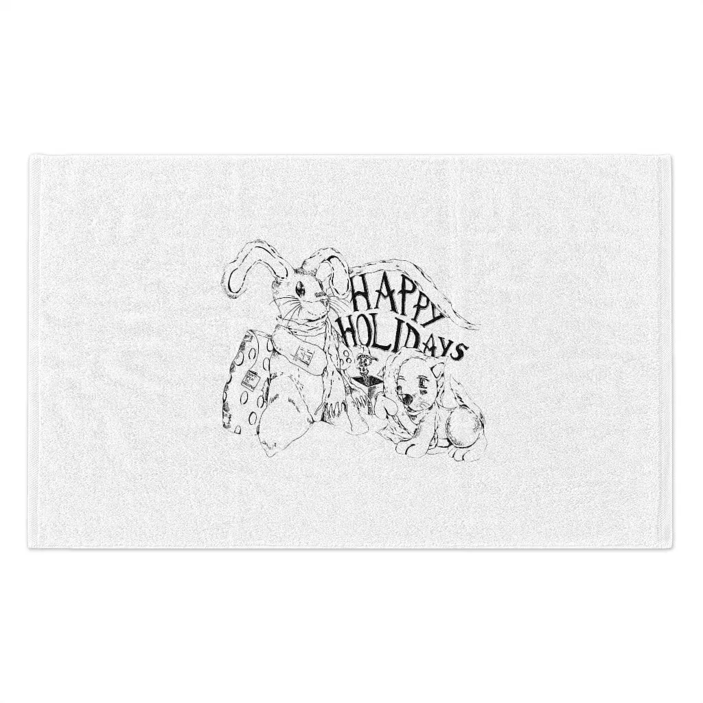 Happy Holiday's Rally Towel, 11x18