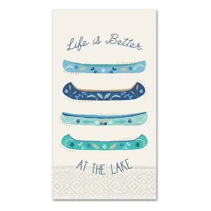 Happy Place Canoes Paper Guest Towels - Buffet Napkins