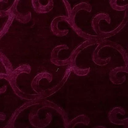 HELGA Super Soft and Warm Light Weight Double Bed Mink Blankets for Mild-Winter (Wine)