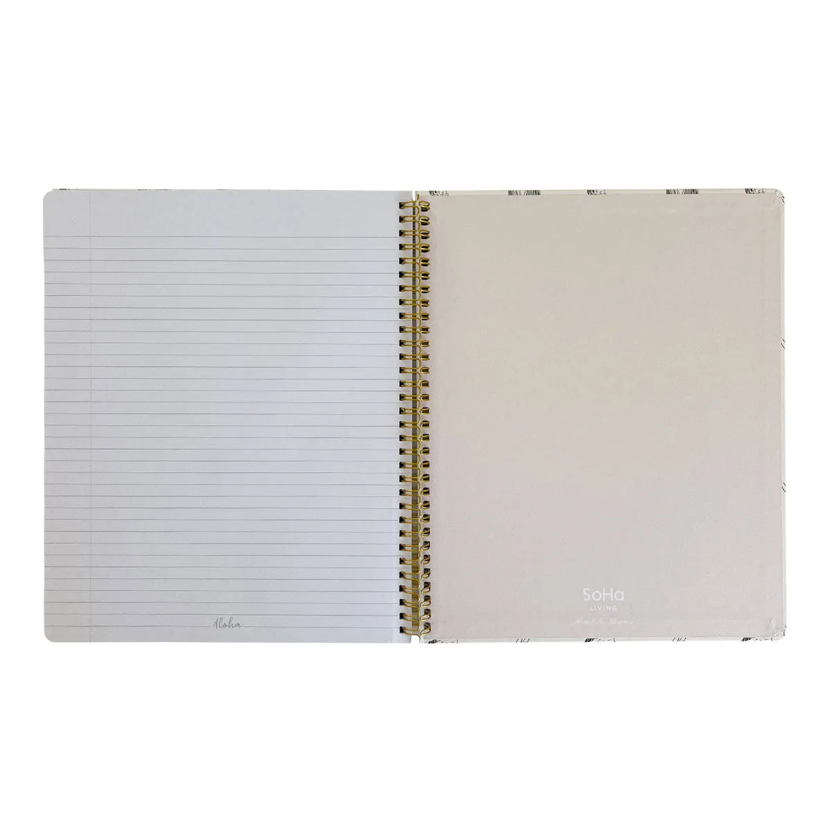 Hula Girl Vintage Spiral Notebook