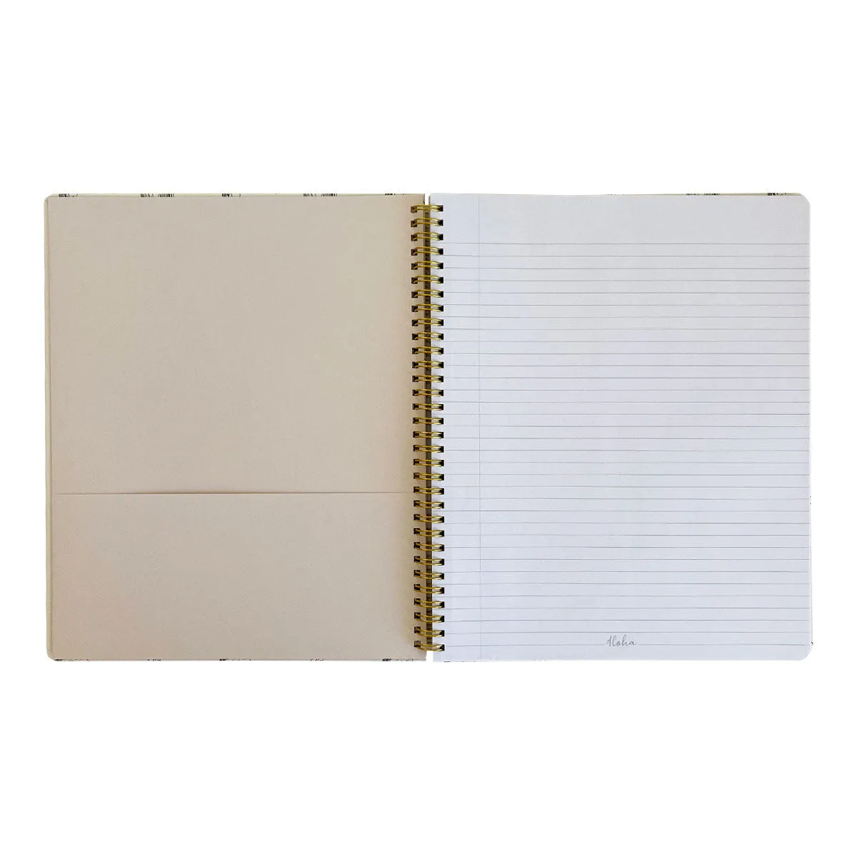 Hula Girl Vintage Spiral Notebook