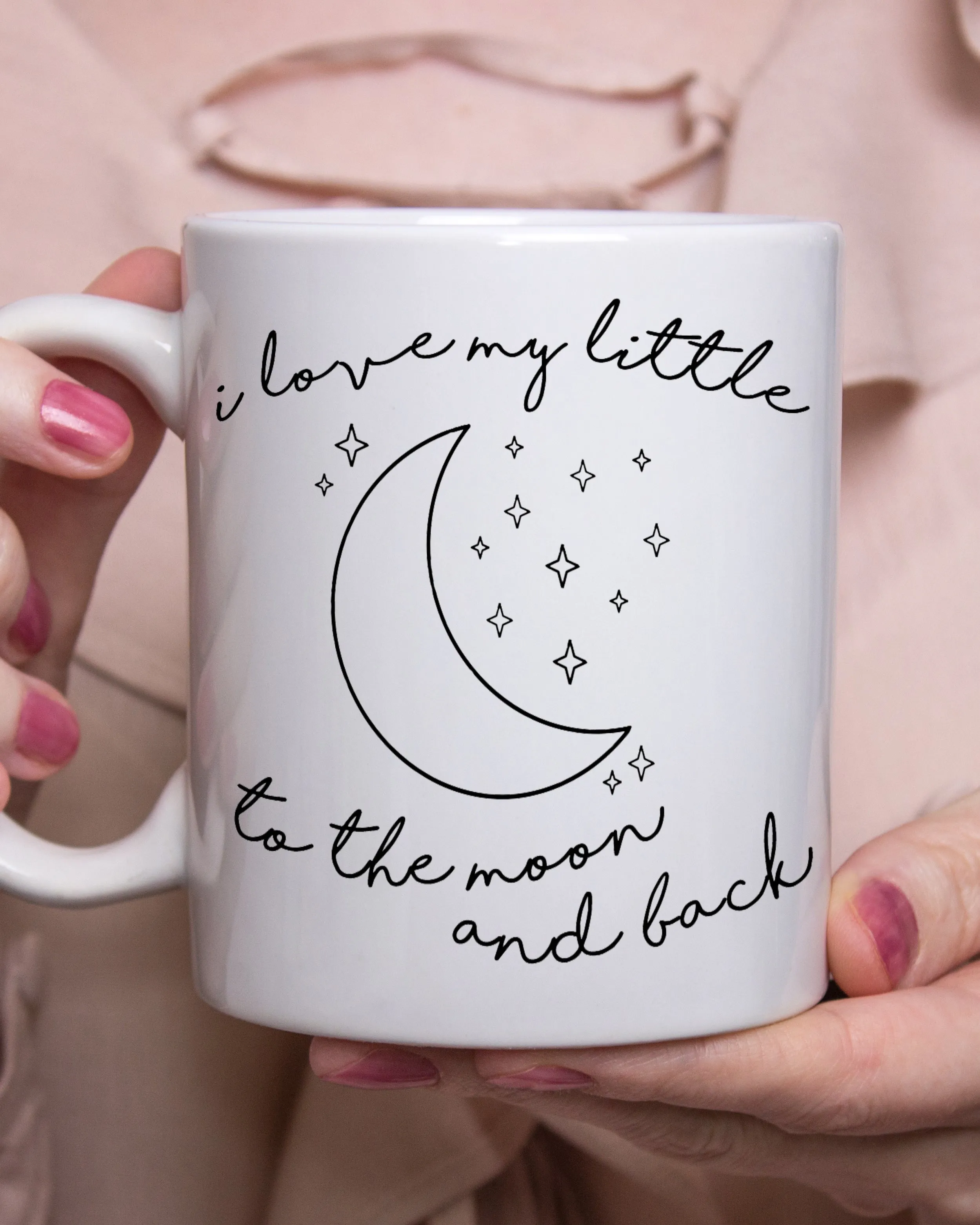 I Love My Little To The Moon & Back Sorority Mug