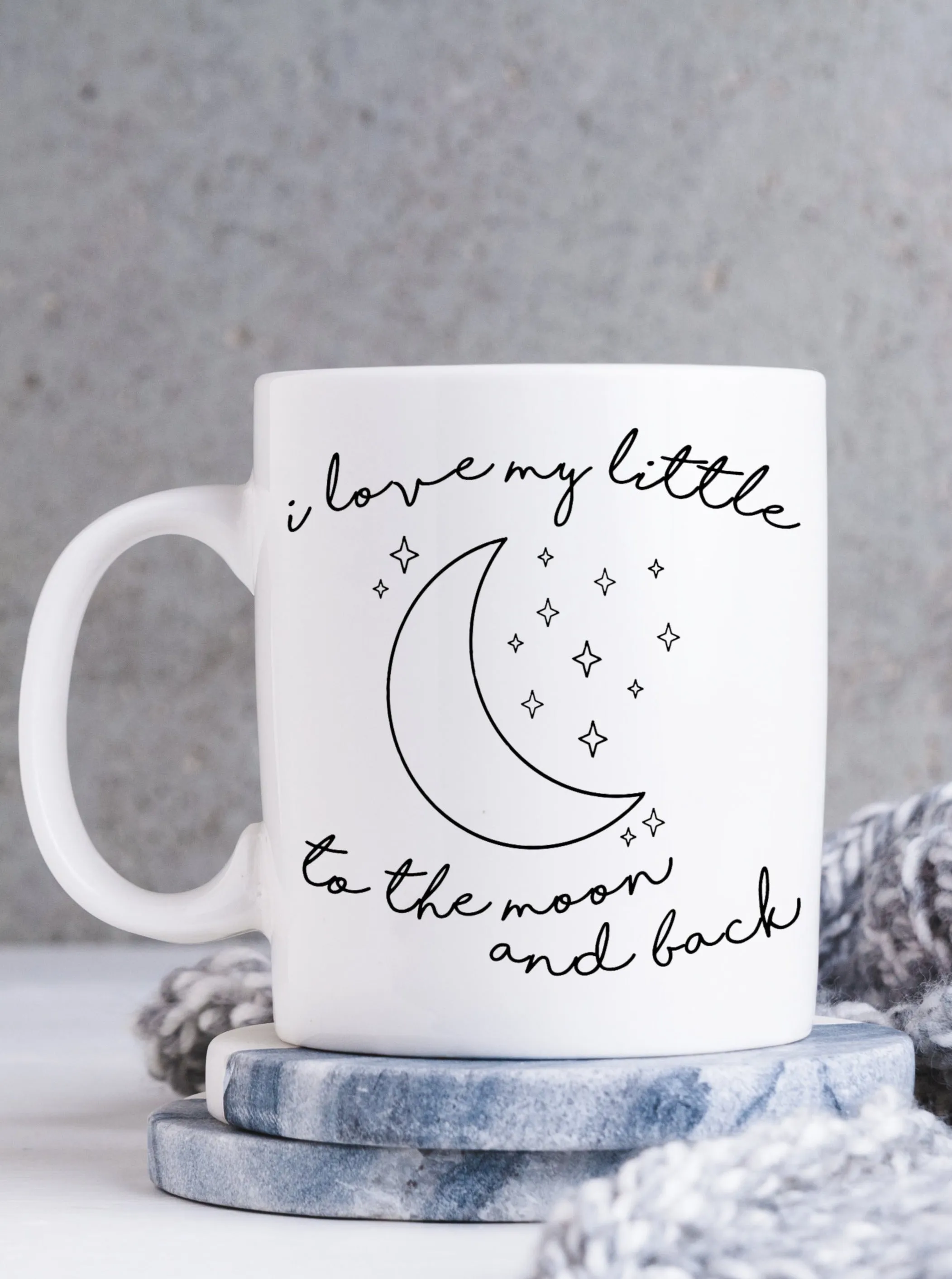 I Love My Little To The Moon & Back Sorority Mug