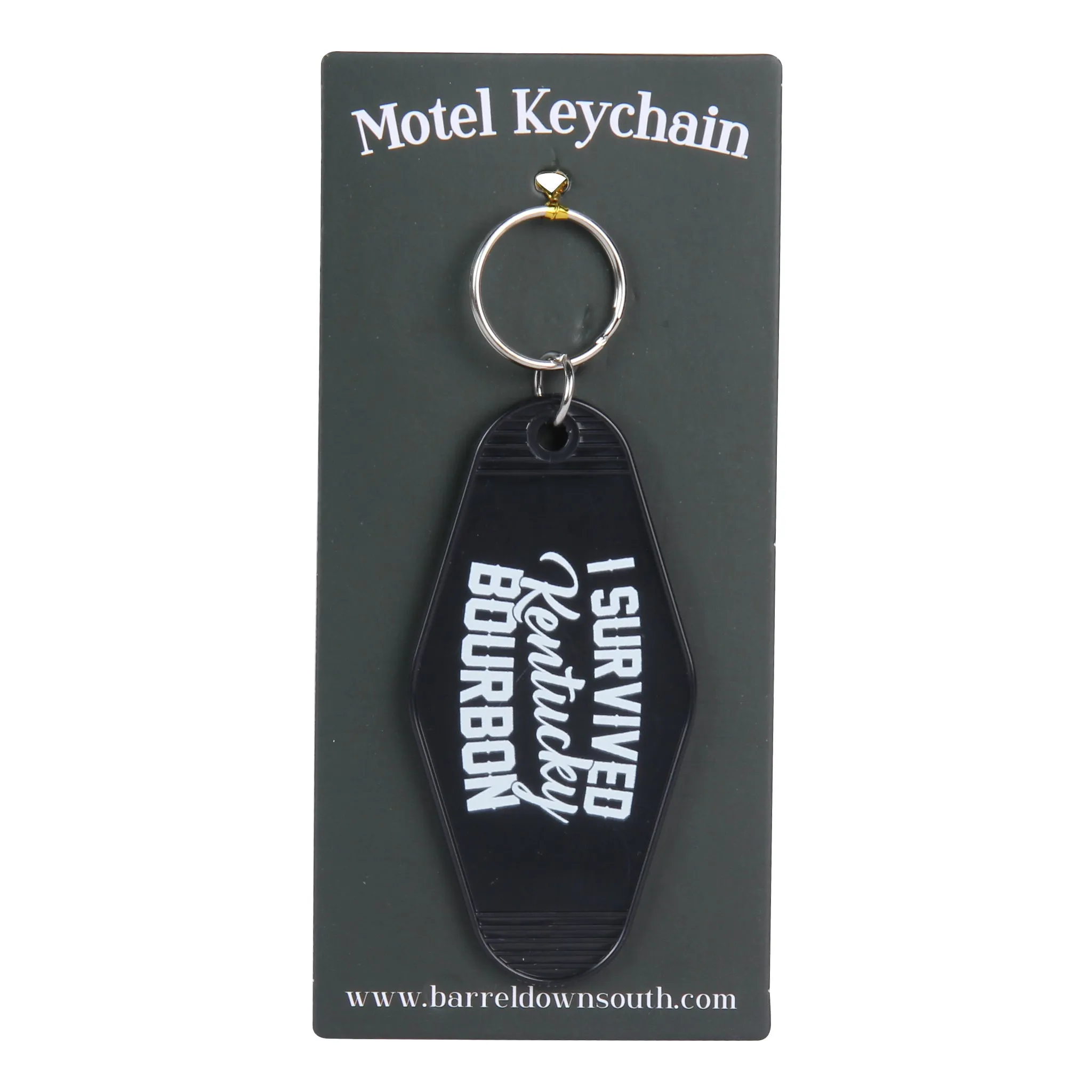 I Survived Kentucky Bourbon Hotel Motel Key Chain