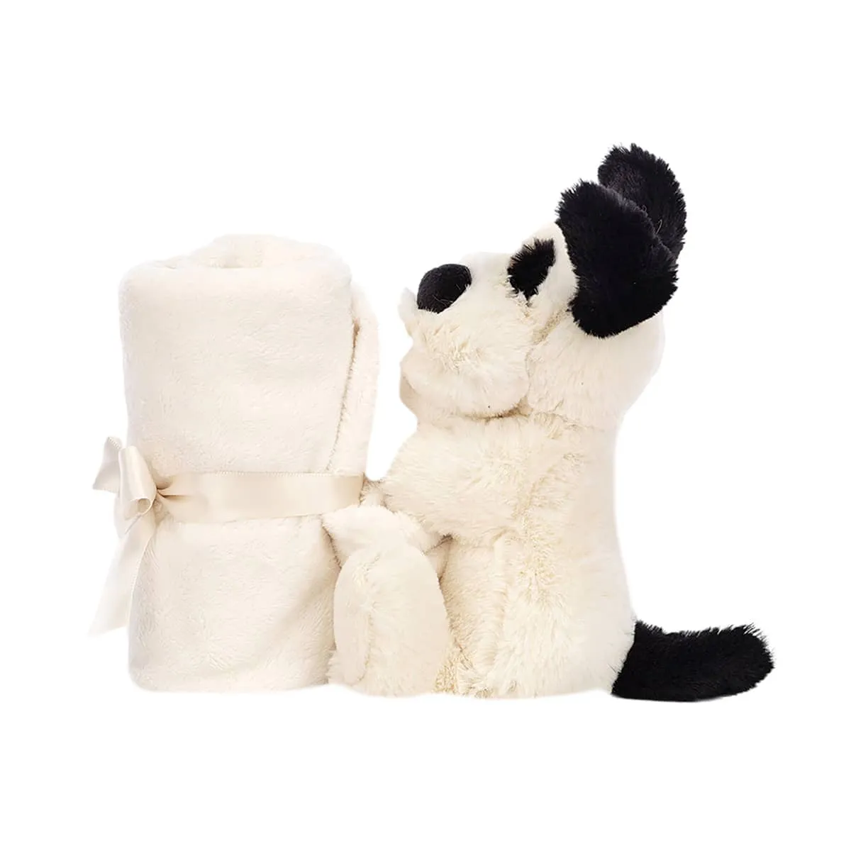Jellycat Bashful Black & Cream Puppy Soother