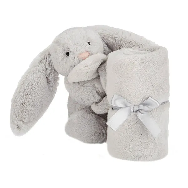 Jellycat Bashful Bunny Soother - Silver