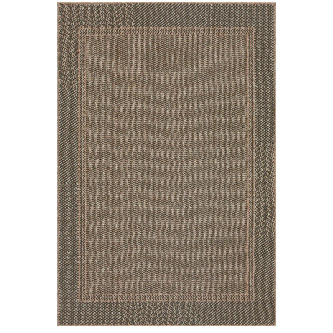 Jute Brown Border Area Rug - Morelle