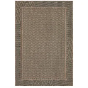 Jute Brown Border Area Rug - Morelle
