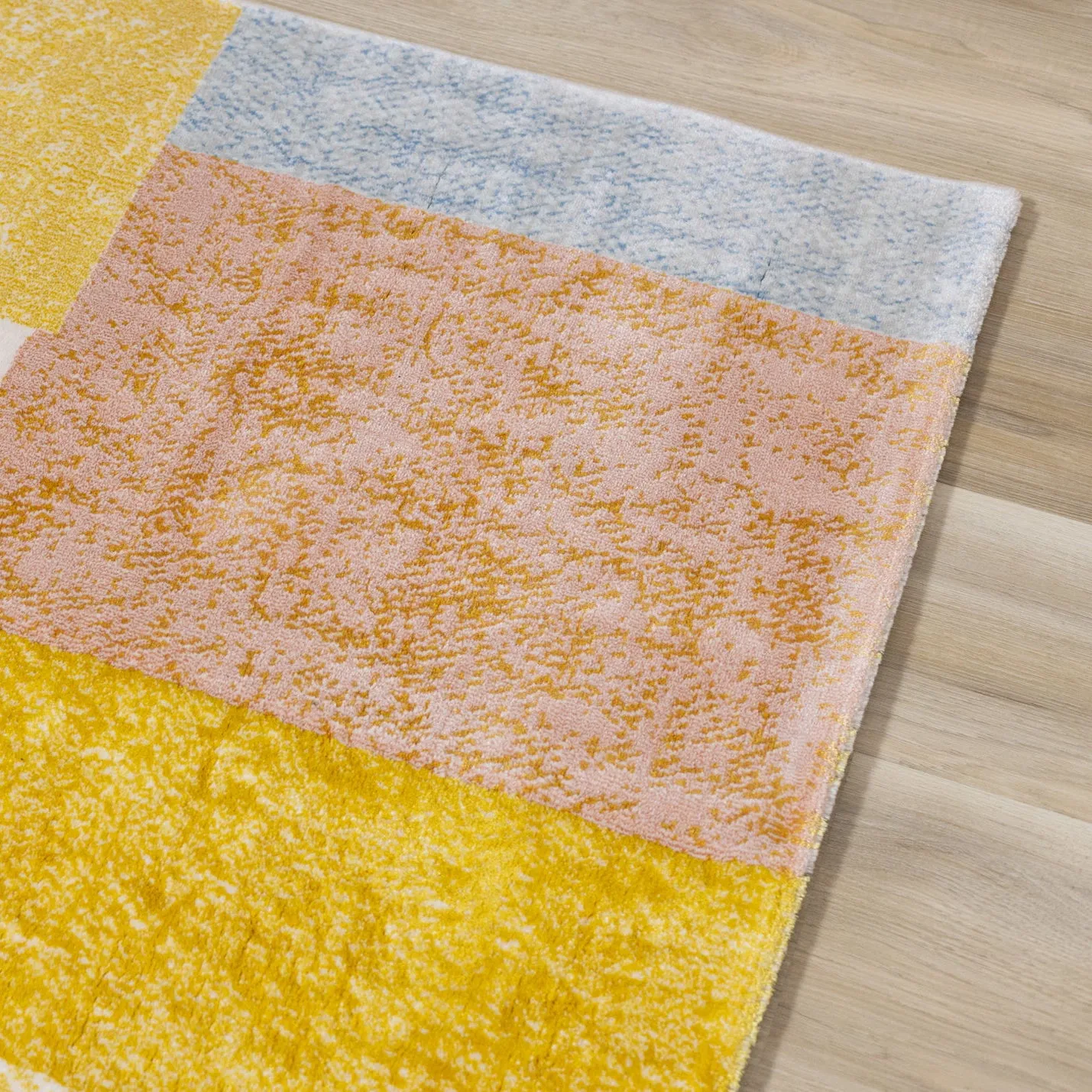 KALI Red Yellow Blue, Shape Rug