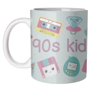 Kawaii 90s Kid Mug Art Wow
