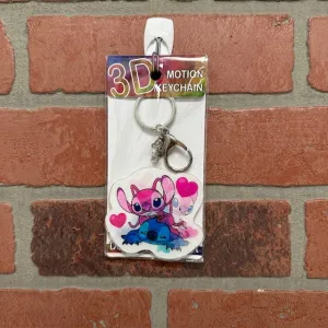 Keychain - 3D Stitch - Hearts