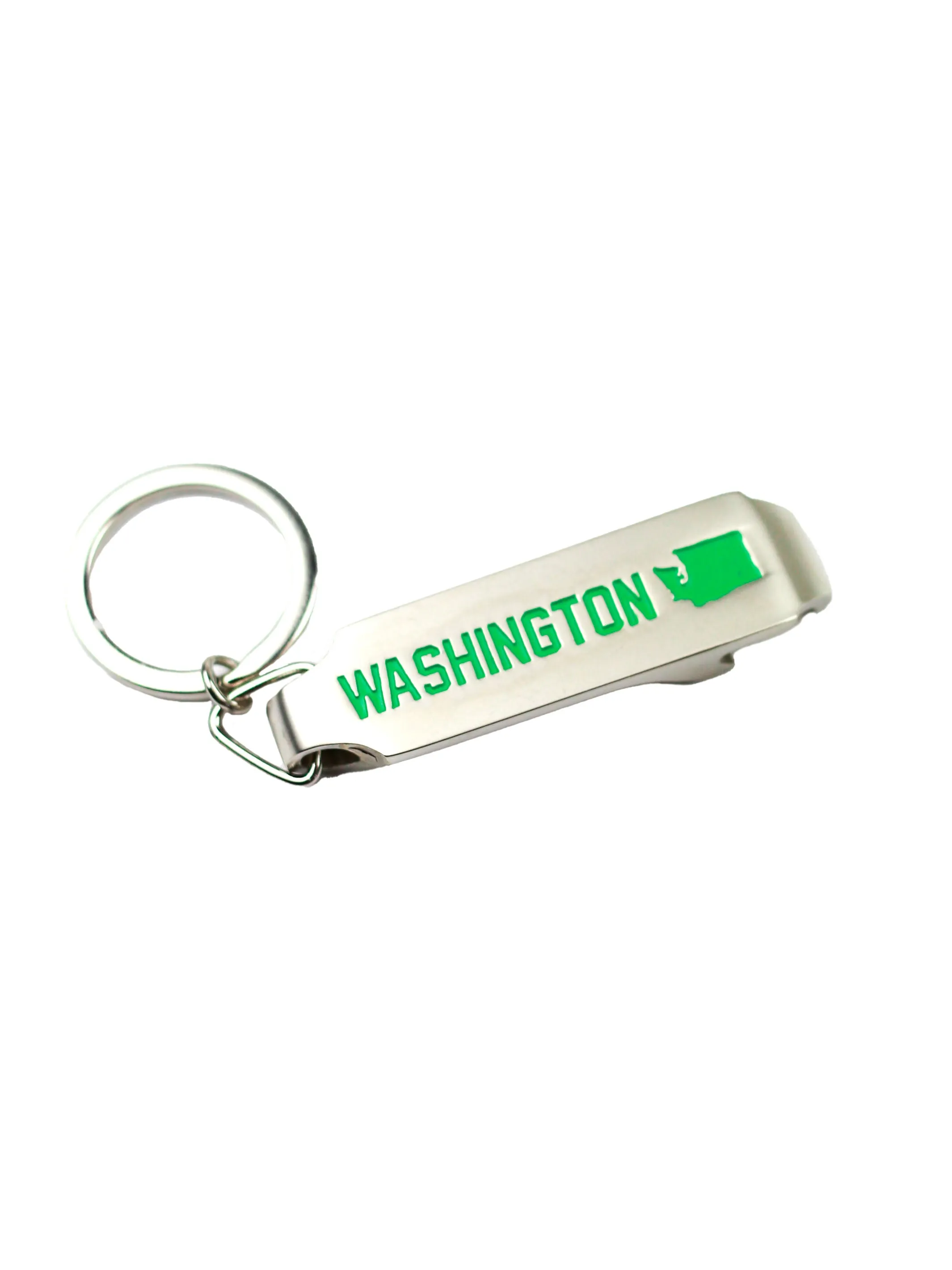 Keychains - Seattle and Washington Metal Bottle Opener Keychains