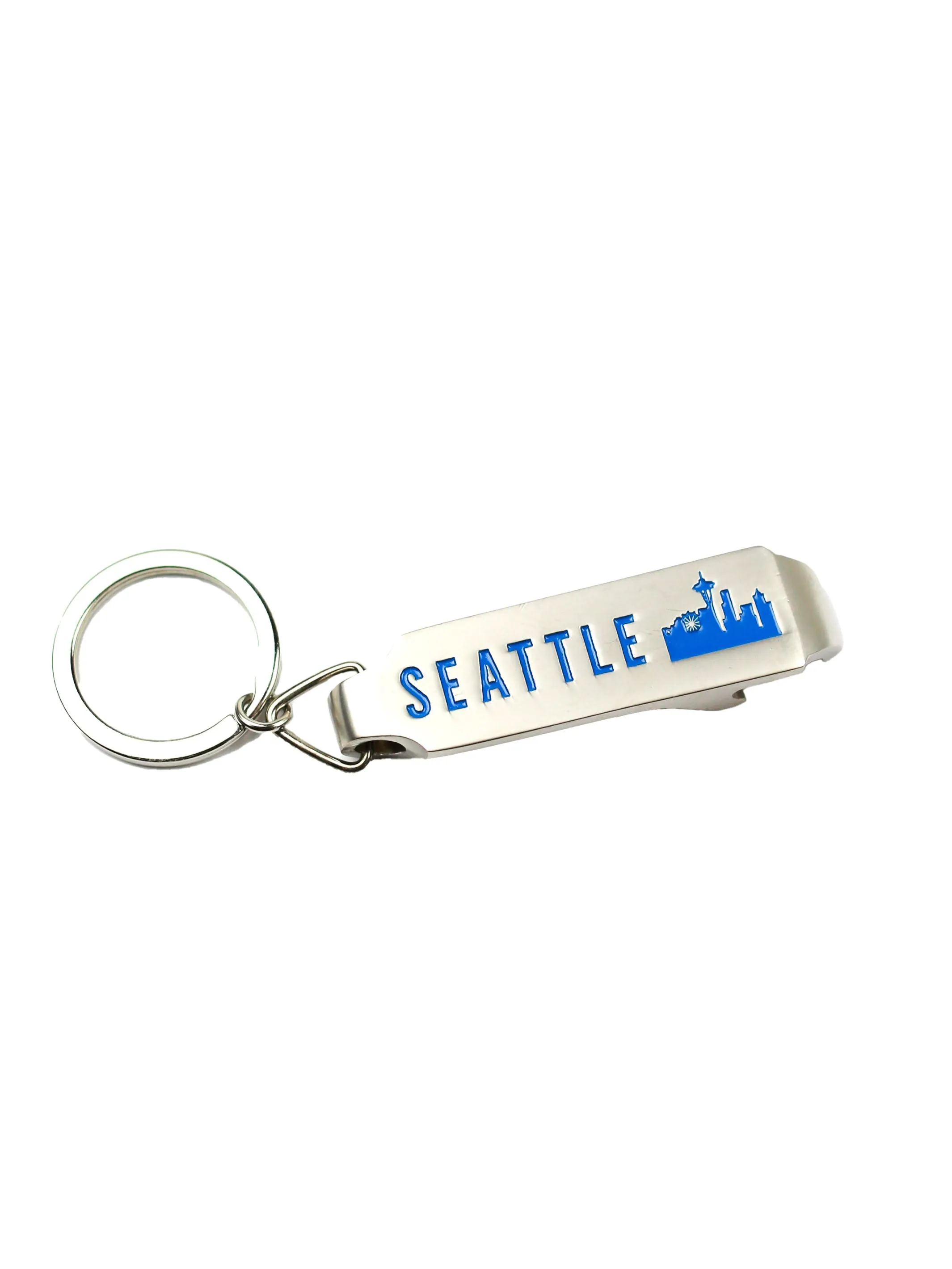Keychains - Seattle and Washington Metal Bottle Opener Keychains
