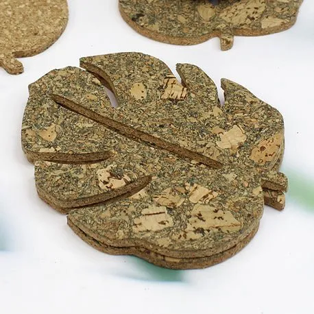 Leaf Coasters (Set of 4) - Green