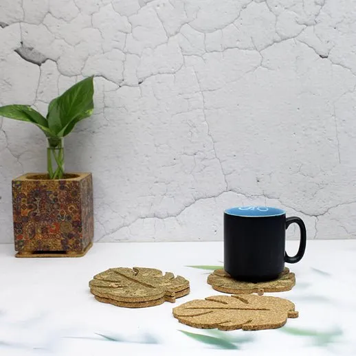Leaf Coasters (Set of 4) - Green