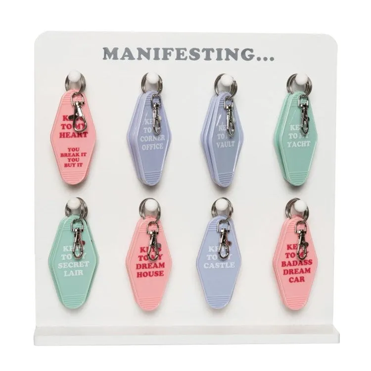 Manifesting Motel Keychains - 8 Styles