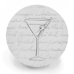 Martini Glass Drink Coasters