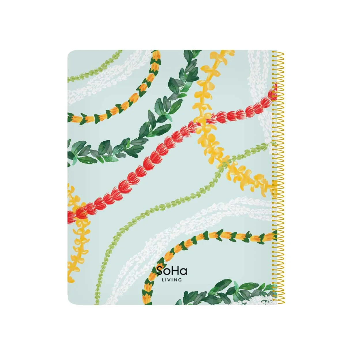 Meleana Green Spiral Notebook