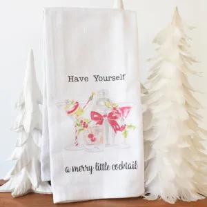 Merry Little Cocktail Hand Towel