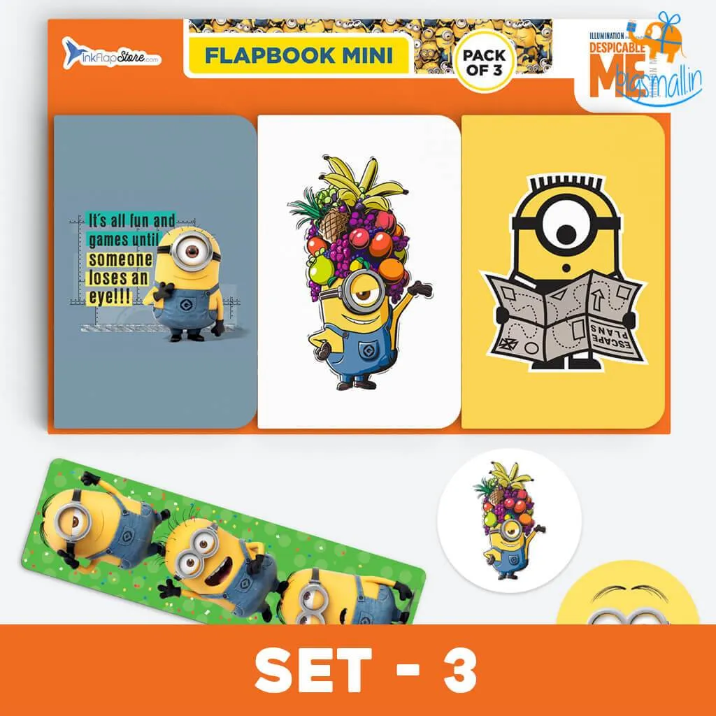 Minions Flapbook - Pack Of 3