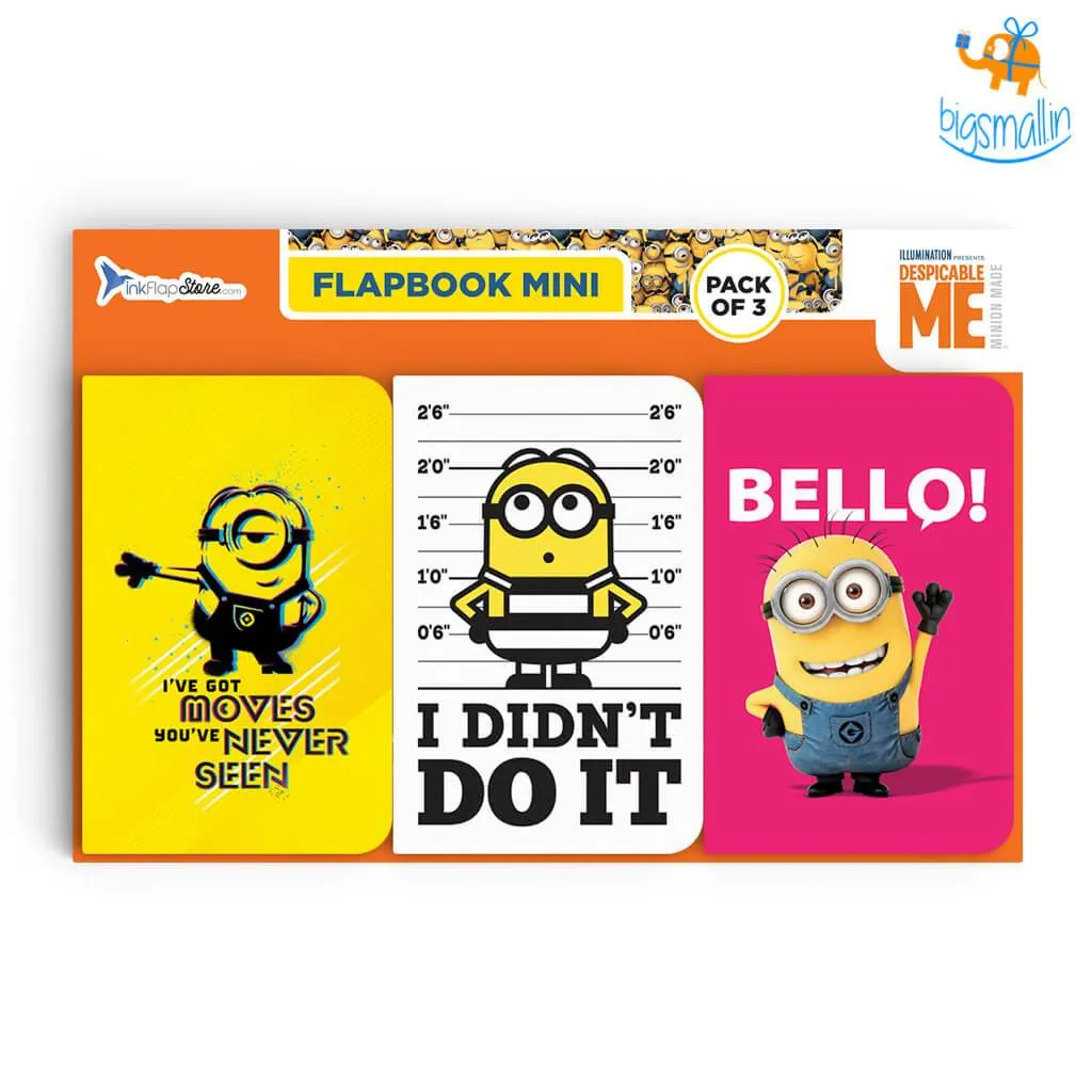 Minions Flapbook - Pack Of 3