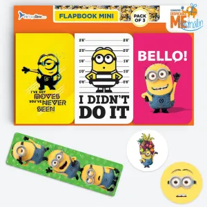 Minions Flapbook - Pack Of 3