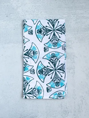 Mosaic Midnight & Saltwater Tea Towel