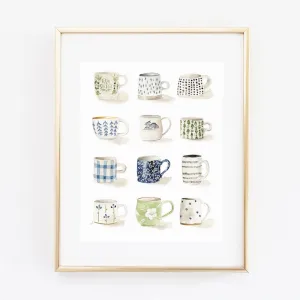 mugs art print