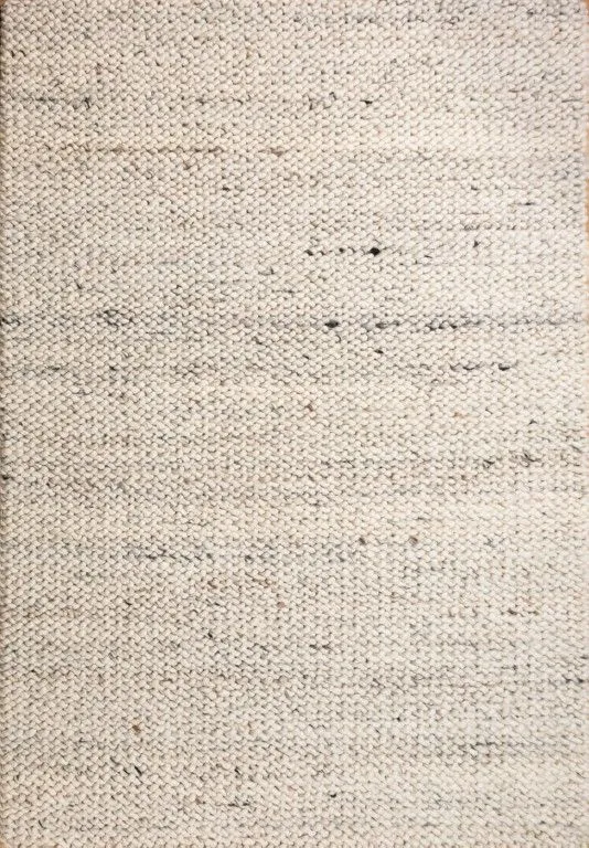 Ola Wave 290 x 200 cm New Zealand Wool Rug - Speckled Grey