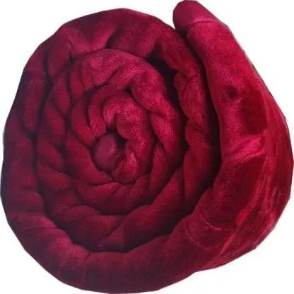 OMAJA HOME Floral Double Mink Blanket For Heavy Winter (Silk, Multicolor), 500 TC