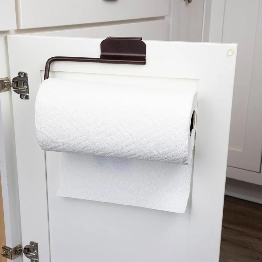 Over the Door Paper Towel Holder - Bronze