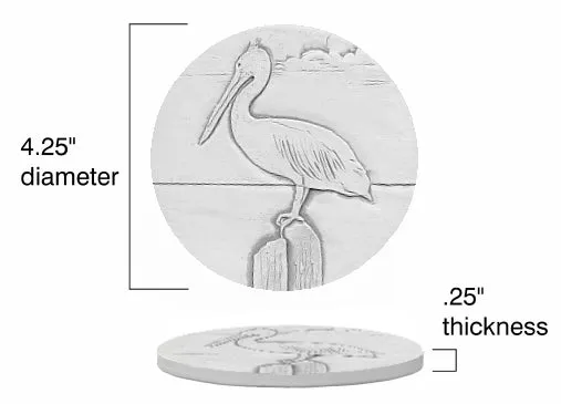 Pelican Drink Coasters