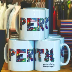Perth Scotland Kelsey Montague Design Mug