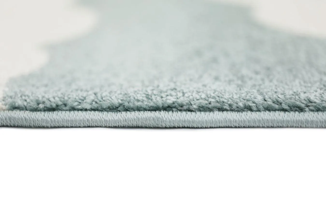 Piccolo  Aqua White Cloud Kids Rug 120x170cm