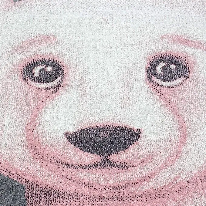 Pink Bear Kids Rug - Bambi