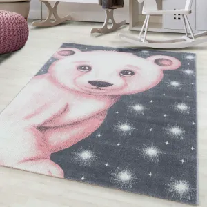 Pink Bear Kids Rug - Bambi