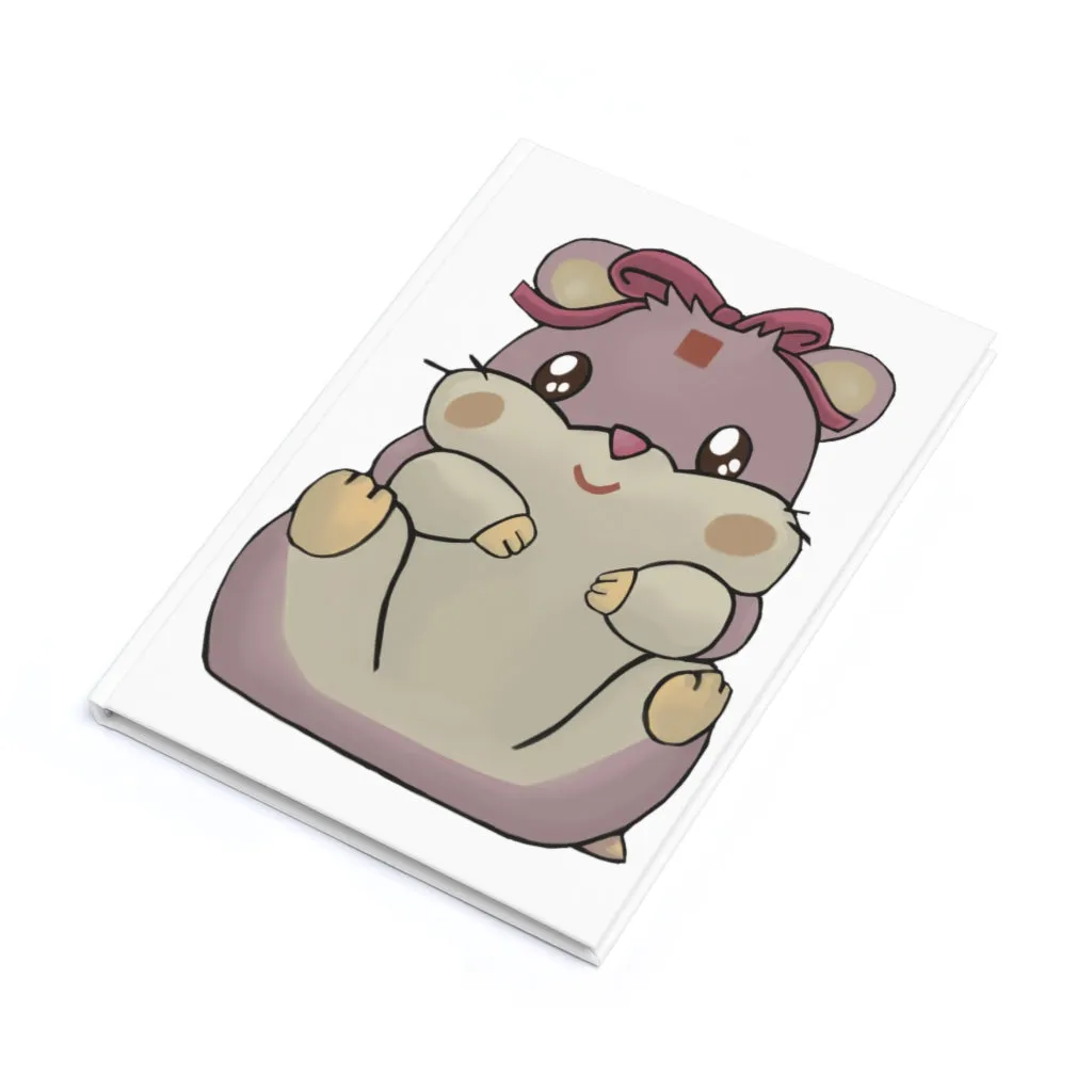 Purple Hamster Hardcover Journal (A5)