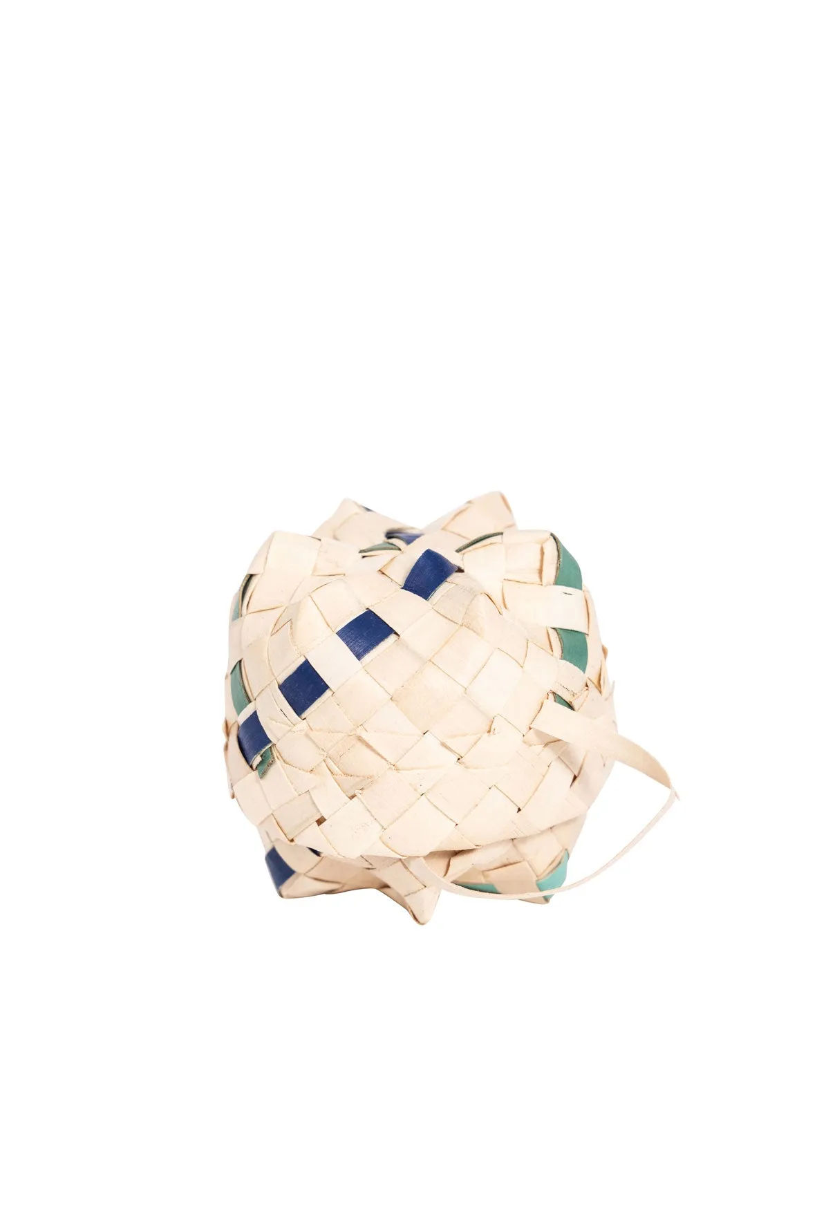 Raffia Jewellery Gift Baskets - Natural/Blue & Aqua