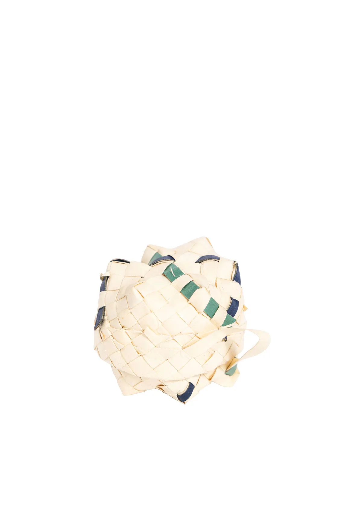 Raffia Jewellery Gift Baskets - Natural/Blue & Aqua