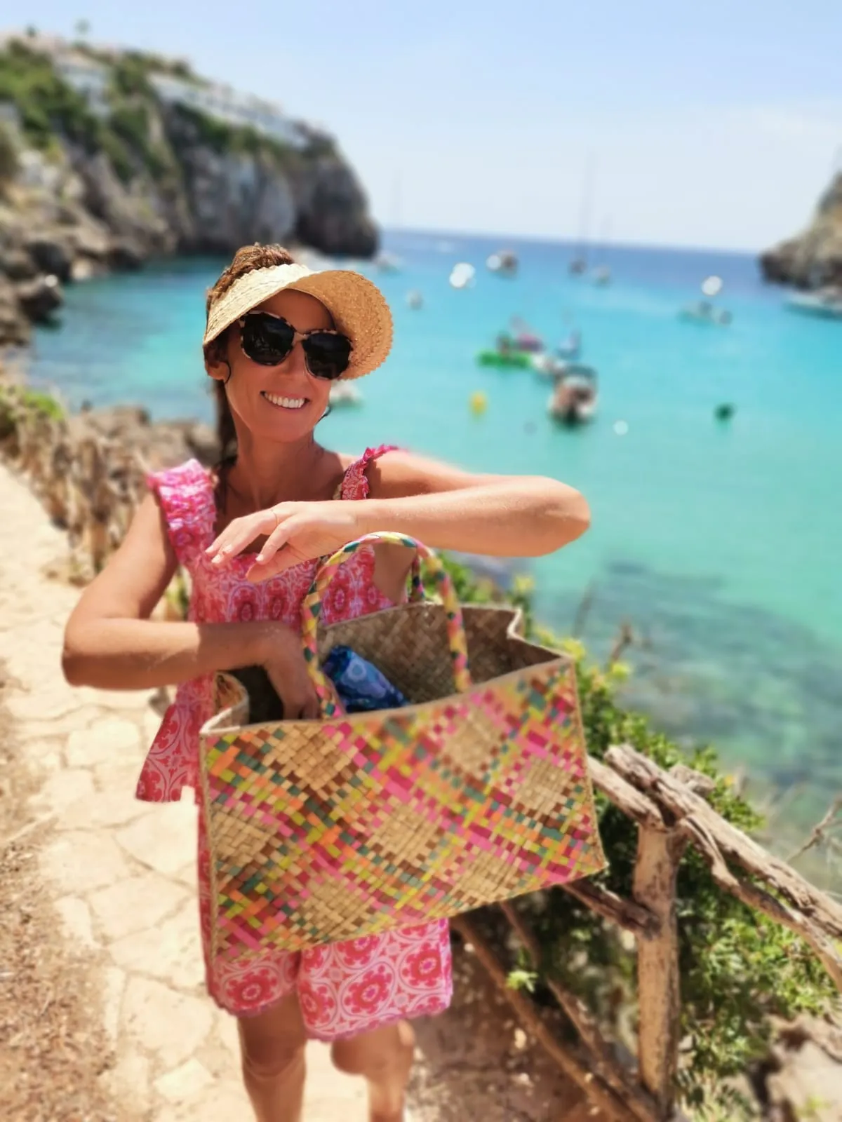 Raffia Sun Visor in Natural