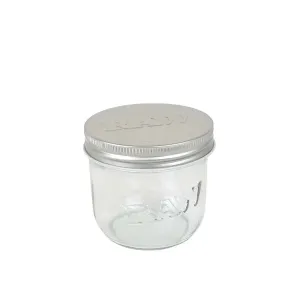 Raw Mason Jar with Tin Lid