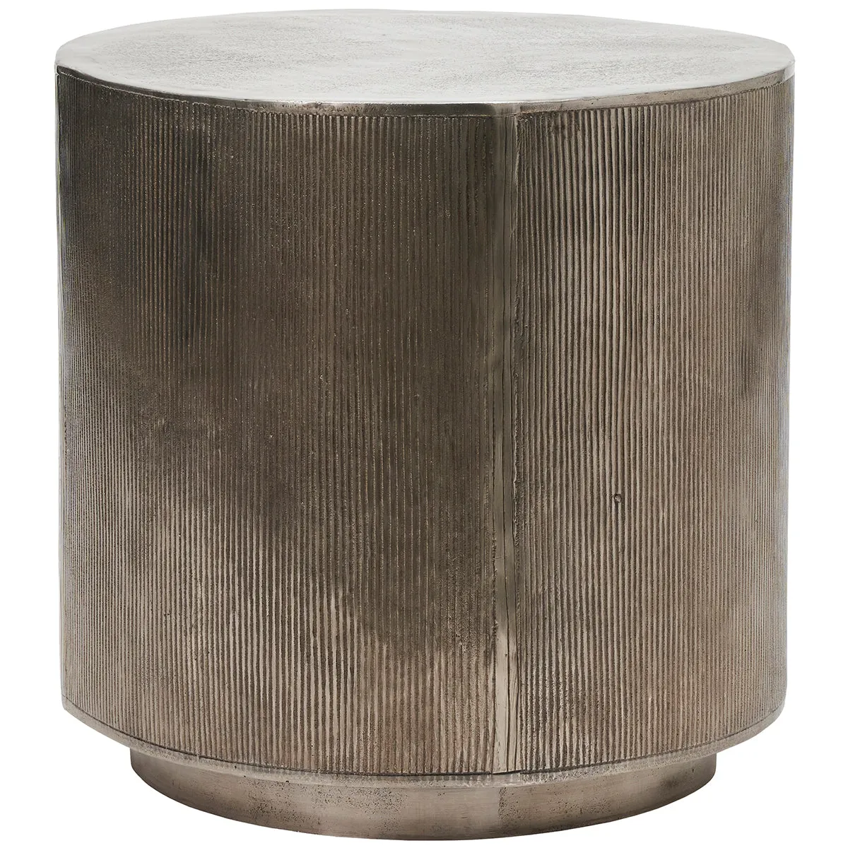 Rota Brushed Silver Coffee Table